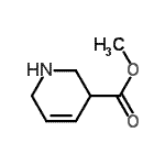CAS#: 121743-23-5, Methyl 1,2,3,6-Tetrahydro-3-Pyridinecarboxylate