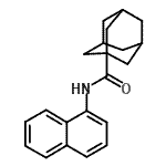 CAS#: 121768-37-4, N-(1-Naphthyl)-1-Adamantanecarboxamide