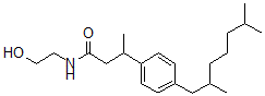 CAS#: 121808-24-0, N-(3-(4'-(2'',6''-Dimethylheptyl)Phenyl)Butanoyl)Ethanolamine