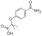 CAS#: 121809-54-9, 2-[4-(Aminocarbonyl)Phenoxy]-2-Methyl-Propanoic Acid