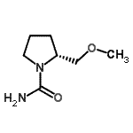 CAS 登录号：121817-73-0， (2R)-2-(甲氧基甲基)-1-吡咯烷甲酰胺
