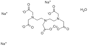 CAS#: 12189-76-3, Diethylenetriamine-pentaacetic acid copper(II) trisodium salt hemihydrate