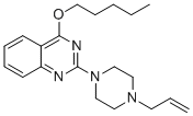 CAS#: 122009-54-5, 4-Pentoxy-2-(4-Prop-2-Enylpiperazin-1-Yl)Quinazoline