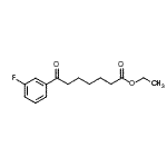 CAS#: 122115-57-5, Ethyl 7-(3-Fluorophenyl)-7-Oxoheptanoate