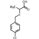 CAS 登录号：122305-66-2， 2-[(4-氯苄基)硫基]丙酸