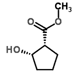 CAS 登录号：122331-02-6， 甲基(1R,2S)-2-羟基环戊烷-1-羧酸酯