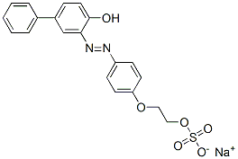 CAS#: 12235-21-1, Sodium 2-[4-[(4-Hydroxybiphenyl-3-Yl)Azo]Phenoxy]Ethyl Sulphate