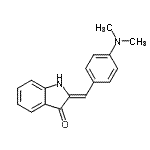 CAS#: 12236-29-2, (2Z)-2-[4-(Dimethylamino)Benzylidene]-1,2-Dihydro-3H-Indol-3-One