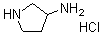 CAS#: 122458-34-8, 3-Pyrrolidinamine Hydrochloride (1:1)