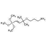 CAS#: 122630-66-4, 3-{[(3E)-2-Methyl-4-(Trimethoxysilyl)-3-Buten-2-Yl]Oxy}-1-Propanamine