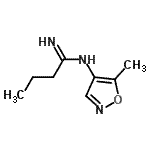 CAS 登录号：122686-21-9， N-(5-甲基-1,2-恶唑-4-基)丁脒