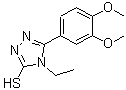 CAS#: 122772-20-7, 5-(3,4-Dimethoxyphenyl)-4-Ethyl-4H-1,2,4-Triazole-3-Thiol