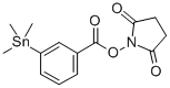 CAS 登录号:122856-01-3, N-琥珀酰亚胺基3-(三甲基锡烷基)苯甲酸酯