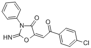 CAS#: 122975-86-4, (5E)-5-[2-(4-Chlorophenyl)-2-Oxoethylidene]-2-Imino-3-Phenyl-1,3-Oxazolidin-4-One