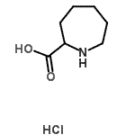 CAS#: 123053-42-9, 2-Azepanecarboxylic Acid Hydrochloride (1:1)