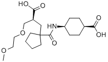 CAS#: 123122-54-3, 4-[[1-[(3S)-4-Hydroxy-3-(Methoxymethoxymethyl)-4-Oxobutyl]Cyclopentanecarbonyl]Amino]Cyclohexane-1-Carboxylic Acid