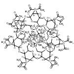 CAS 登录号：123172-94-1， 5,10,15,20,25,30,35-七({[二甲基(2-甲基-2-丙基)硅烷基]氧基}甲基)-2,4,7,9,12,14,17,19,22,24,27,29,32,34-十四碳氧杂辛环[31.2.2.2<sup>3,6</sup>.2<sup>8,11</sup>.2<sup>13,16</sup>.2<sup>18,21</sup>.2<sup>23,26</sup>.2<sup>28,31</sup>]壬四十烷-36,37,38,39,40,41,42,43,44,45,46,47,48,49-十四碳基十四碳乙酸酯