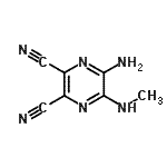 CAS#: 123188-98-7, 5-Amino-6-(Methylamino)-2,3-Pyrazinedicarbonitrile