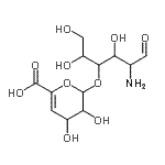 CAS#: 123228-39-7, 2-Amino-2-deoxy-4-O-(4-deoxyhex-4-enopyranuronosyl)hexose