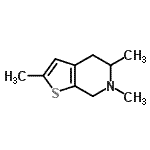 CAS#: 123279-85-6, 2,5,6-Trimethyl-4,5,6,7-Tetrahydrothieno[2,3-c]Pyridine