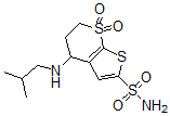 CAS 登录号：123291-07-6， 4-(2-甲基丙基氨基)-7,7-二氧代-5,6-二氢-4H-噻吩并[5,4-b]噻喃-2-磺酰胺