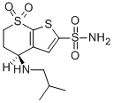 CAS#: 123308-22-5, (4S)-4-(2-Methylpropylamino)-7,7-Dioxo-5,6-Dihydro-4H-Thieno[5,4-b]Thiopyran-2-Sulfonamide
