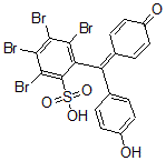 CAS#: 123333-63-1, 2,3,4,5-Tetrabromo-6-[(4-Hydroxyphenyl)-(4-Oxo-1-Cyclohexa-2,5-Dienylidene)Methyl]Benzenesulfonic Acid