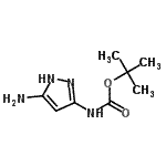 CAS#: 123363-50-8, 2-Methyl-2-Propanyl (5-Amino-1H-Pyrazol-3-Yl)Carbamate