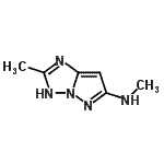 CAS#: 123363-55-3, N,2-Dimethyl-1H-Pyrazolo[1,5-b][1,2,4]Triazol-6-Amine