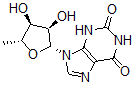 CAS 登录号：123372-15-6， 9-[(2R,3R,4S,5R)-3,4-二羟基-5-甲基四氢呋喃-2-基]-3H-嘌呤-2,6-二酮