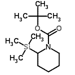 CAS#: 123387-54-2, 2-Methyl-2-Propanyl 2-(Trimethylsilyl)-1-Piperidinecarboxylate
