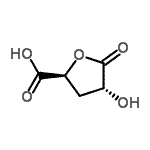CAS#: 123406-37-1, (2S,4R)-4-Hydroxy-5-Oxotetrahydro-2-Furancarboxylic Acid