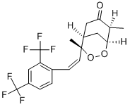 CAS#: 123407-36-3, (1R,4S,5S,8R)-8-[(Z)-2-[2,4-Bis(Trifluoromethyl)Phenyl]Ethenyl]-4,8-Dimethyl-6,7-Dioxabicyclo[3.3.1]Nonan-3-One