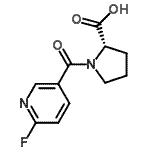 CAS#: 123412-44-2, 1-[(6-Fluoro-3-Pyridinyl)Carbonyl]-L-Proline