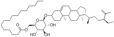 CAS#: 123564-57-8, 3-O-(6'-O-Palmitoylglucosyl)stigmasta-5,25(27)-diene