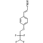 CAS#: 123632-23-5, (2E)-3-[4-(2,2,3,3-Tetrafluoropropoxy)Phenyl]Acrylonitrile
