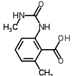 CAS#: 123633-27-2, 2-Methyl-6-[(Methylcarbamoyl)Amino]Benzoic Acid
