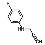 CAS#: 123685-60-9, 4-Fluoro-N-(2-Propyn-1-Yl)Aniline