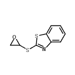 CAS#: 123708-28-1, 2-(2-Oxiranylsulfanyl)-1,3-Benzothiazole