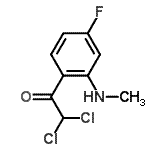 CAS#: 123732-74-1, 2,2-Dichloro-1-[4-Fluoro-2-(Methylamino)Phenyl]Ethanone