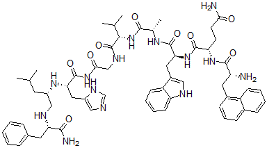 CAS 登录号：123770-00-3， 萘基丙氨酰(6)-Psi(13,14)-苯丙氨酸(14)-蛙皮素 (6-14)