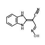 CAS#: 123772-63-4, (3E)-2-(1,3-Dihydro-2H-Benzimidazol-2-Ylidene)-3-(Hydroxyimino)Propanenitrile