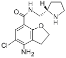 CAS#: 123805-17-4, 4-Amino-5-Chloro-N-[[(2S)-Pyrrolidin-2-Yl]Methyl]-2,3-Dihydro-1-Benzofuran-7-Carboxamide Hydrochloride