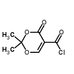 CAS#: 123826-40-4, 2,2-Dimethyl-4-Oxo-4H-1,3-Dioxine-5-Carbonyl Chloride