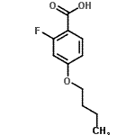 CAS#: 123843-54-9, 4-Butoxy-2-Fluorobenzoic Acid