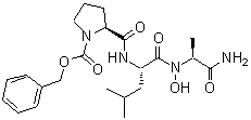 CAS#: 123984-00-9, 1-[(Benzyloxy)Carbonyl]-L-Prolyl-L-Leucyl-N-Hydroxy-L-Alaninamide