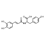 CAS#: 124027-56-1, N-[(2E)-3-(3,4-Dihydroxyphenyl)-2-Propenoyl]Tyrosine