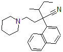 CAS 登录号：1241-64-1， 3-甲基-2-萘-1-基-2-(2-哌啶-1-基乙基)戊腈