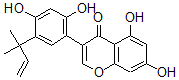 CAS#: 124166-27-4, 3-[2,4-Dihydroxy-5-(2-Methylbut-3-En-2-Yl)Phenyl]-5,7-Dihydroxychromen-4-One