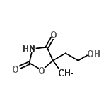 CAS#: 124315-43-1, 5-(2-Hydroxyethyl)-5-Methyl-1,3-Oxazolidine-2,4-Dione